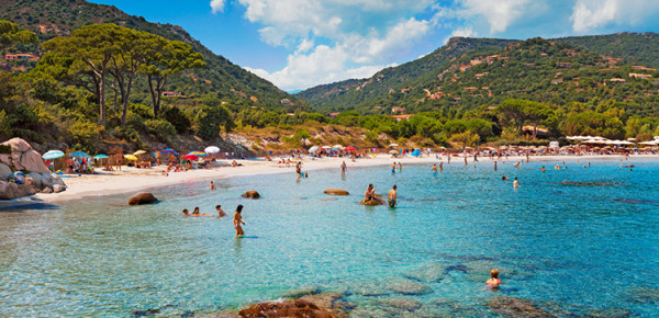 plaża w Corsica